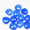 Natural Blue Chalcedony Faceted Heart Drop Beads Pair Sold per 1 pair & Sizes 14mm approx.Chalcedony is a cryptocrystalline variety of quartz. Comes in many colors such as blue, pink, aqua. Also known to lower negative energy for healing purposes. 